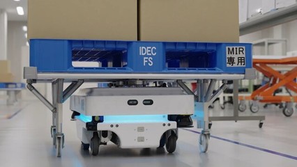 智能物流新篇章 IDEC部署MiR100自主移动机器人优化新工厂生产力
